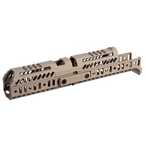 5KU ZENITCO style astina rail SPORT 4 estesa full set per fucile elettrico ak (tan)