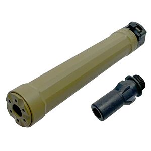 5KU silenziatore RYDER 9-MP SFire style per fucile elettrico HK (tan)