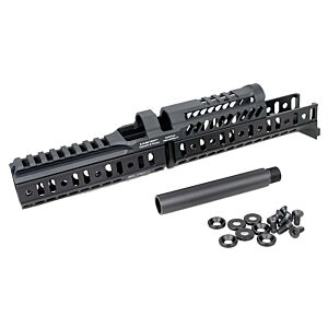 5KU ZENITCO style SPORT rail handguard full set for LCT PP19 electric gun (black)