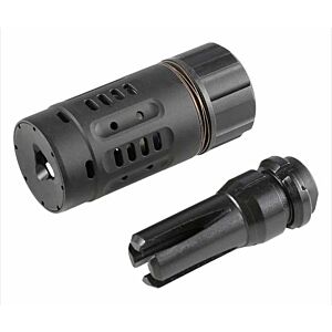 5KU silenziatore DA SANDMAN ENHANCED con spegni fiamma 14mm- (nero)
