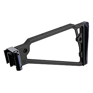 5KU calcio TRIANGLE 8 pollici con appoggio guancia e piatto FOLDING MECH picatinny (nero)