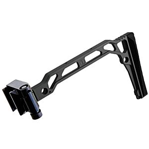 5KU calcio SKELETON SS-8RP con riser base e piatto FOLDING MECH picatinny (nero)