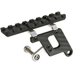 5KU staffa carbon mount base per pistola hi capa (silver)