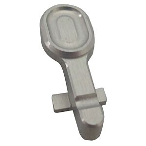 Retroarms bolt stop in alluminio CNC tipo A per fucile elettrico m4 (silver)