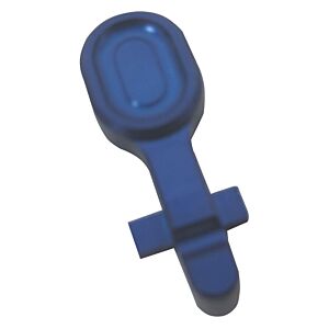 Retroarms bolt stop in alluminio CNC tipo A per fucile elettrico m4 (blu)