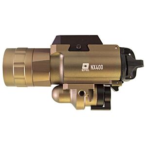 Nuprol set torcia/laser NX400 led pistol light (tan)