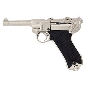 Denix pistola da collezione P08 (Chrome stainless)