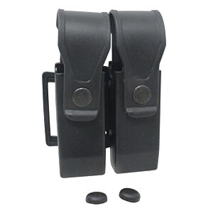 Vega holster tasca doppia caricatore pistola in polimeri nero