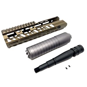 Airsoft Artisan Astina rail SUR300 handguard set 10 pollici per fucile elettrico SIG MCX (dark earth)