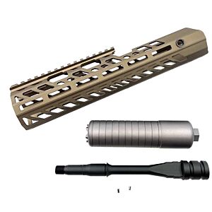 Airsoft Artisan Astina rail SUR300 handguard set 12 pollici per fucile elettrico SIG MCX (dark earth)