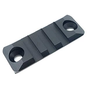 Airsoft Artisan slitta in alluminio per astina rail Geissele style (nera)