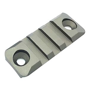 Airsoft Artisan slitta in alluminio per astina rail Geissele style (dark earth)