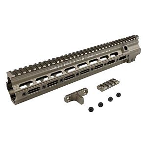 Airsoft Artisan astina rail G-style da 14.5 pollici per fucile elettrico MARUI HK416 (dark earth)
