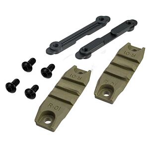 Ares set slitte da 2.5 pollici per astine amoeba (dark earth)