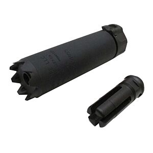 SHS silenziatore SF 556 MINI monster con spegni fiamma 14mm- (nero)