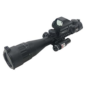 Js-tactical ottica SUPER COMBO per fucili 3-9x40 con dot e laser