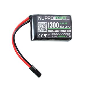 WE Nuprol batteria PEQ lipo 1300mha 11.1v 20c