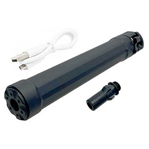 5KU silenziatore Sfire RYDER-9 MP5 tracer per armi softair (nero)