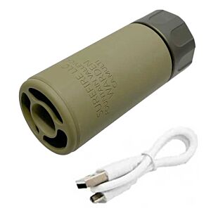 5KU silenziatore WARDEN SPITFIRE tracer per armi softair (tan)