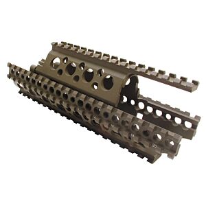 Big dragon m83 rail set per fucile elettrico ak (tan)