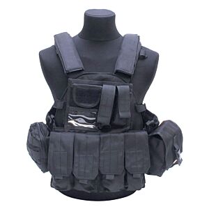 big dragon navy seals molle tactical vest nero