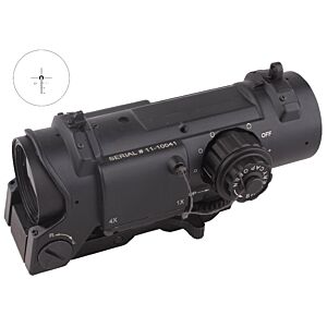Big dragon ottica specter 1x--> 4x scope super deluxe