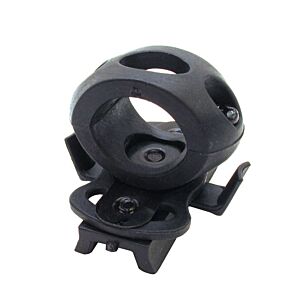 Emerson fast helmet rail con porta torcia (nero)