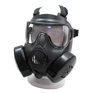 Big dragon full face fan gas mask deluxe (black)