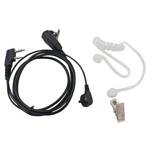 Baofeng microfono auricolare con cavo pneumatico per ricevitori Kenwood