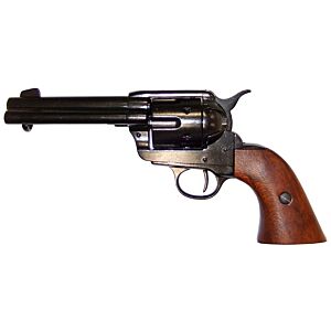 Denix pistola da collezione peacemaker 45 revolver (nero)