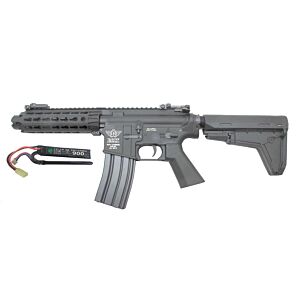 Bolt airsoft fucile elettrico B4 Keymode REBEL electric blow back aeg con batteria lipo (nero)