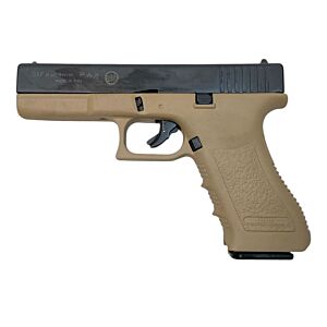 Bruni pistola a salve GAP 9mm PAK (nera/tan)