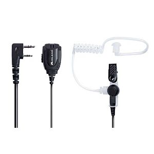 Midland microfono auricolare BA31 con cavo pneumatico per radio ricevitori KENWOOD
