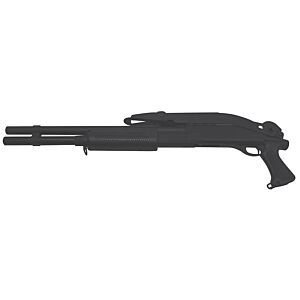 Cyma fucile a pompa M870 lungo con calcio pieghevole (nero)