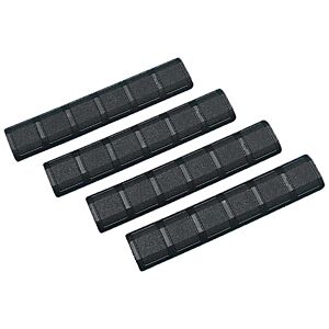 G&P set pannelli soft cover TIPO B per astina keymod (nero)