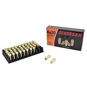 Ozkursan scatola cartucce salve 8mm (50pcs)