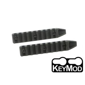 Dytac set slitte Keymod 9 fori nere per frontali ras (2 pezzi)