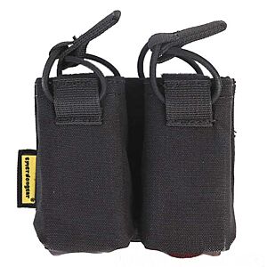 Emerson tasca doppia caricatore pistola per tattico Frame Plate Carrier (nero)