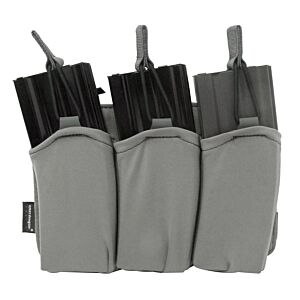 Emerson tasca tripla LIGHT porta caricatore m16 per tattico frame Plate carrier (wolf grey)