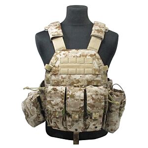Emerson 6094 style plate carrier with 3 pouches (aor1)