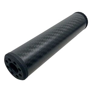 SOP by esc feather weight carbon silencer (150mm)
