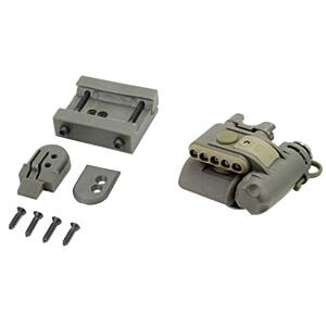 Element torcia led per elmetto mich/ras tan (rossa)
