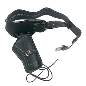 Denix cinturone con fondina per pistola revolver cal.45 (nero)