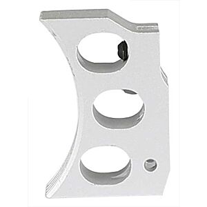 5KU grilletto in alluminio 3 fori per pistola a gas hi capa (silver)