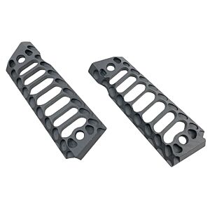 5KU guancette COBRA SKELETON per pistola m1911 (nere)