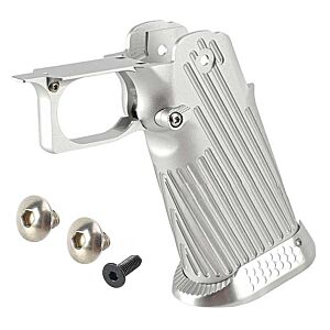 5ku CNC ALU tactical grip Type-2 per pistola a gas hi capa (silver)
