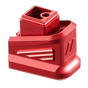 5KU set base caricatore estesa ZEV style per pistola Marui G17 (rossa)