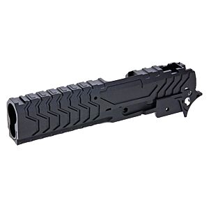 5KU MATRIX CNC aluminum slide & frame set for Marui Hi capa gas pistol (black)