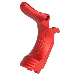 5KU sicura dorsale in alluminio per pistola a gas Hi-capa (rossa)