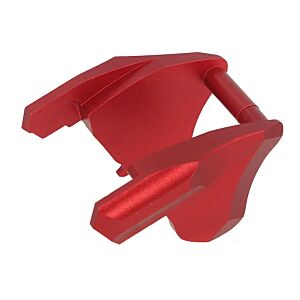 5KU leve sicura in alluminio per pistola a gas Hi-capa (rosse)